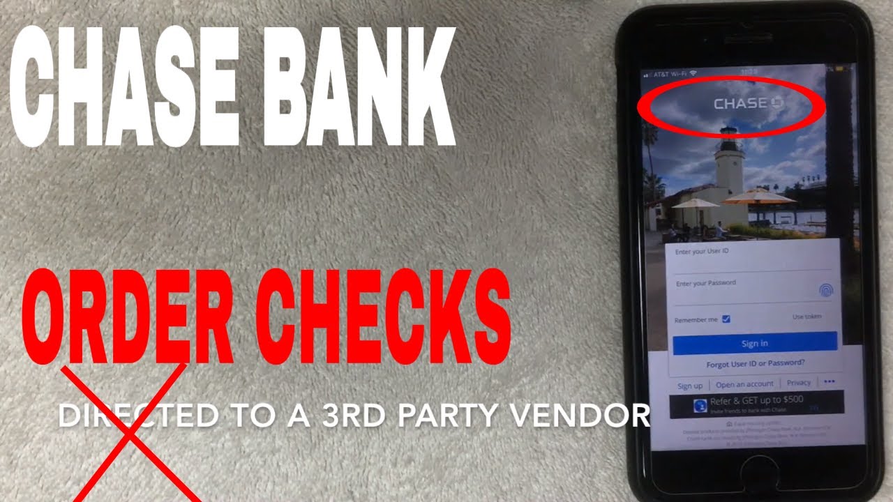 Chase Bank How To Order Replacement Checks ������ - YouTube