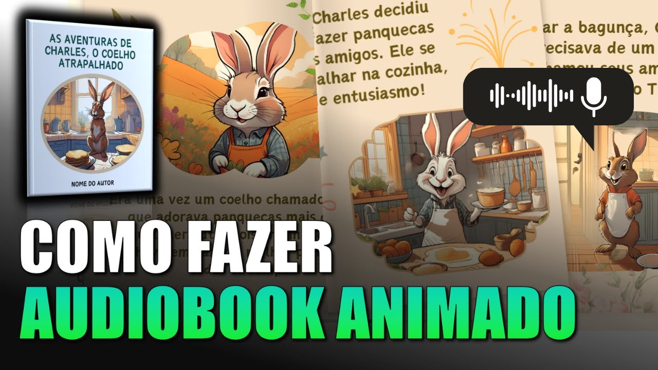 [COMO FAZER] 📚🔊 AUDIO-BOOK ANIMADO com VOZ e NARRAÇÃO