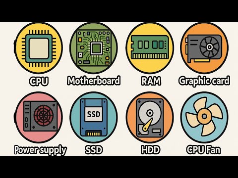 Every Computer Component Explained in 4 minutes.