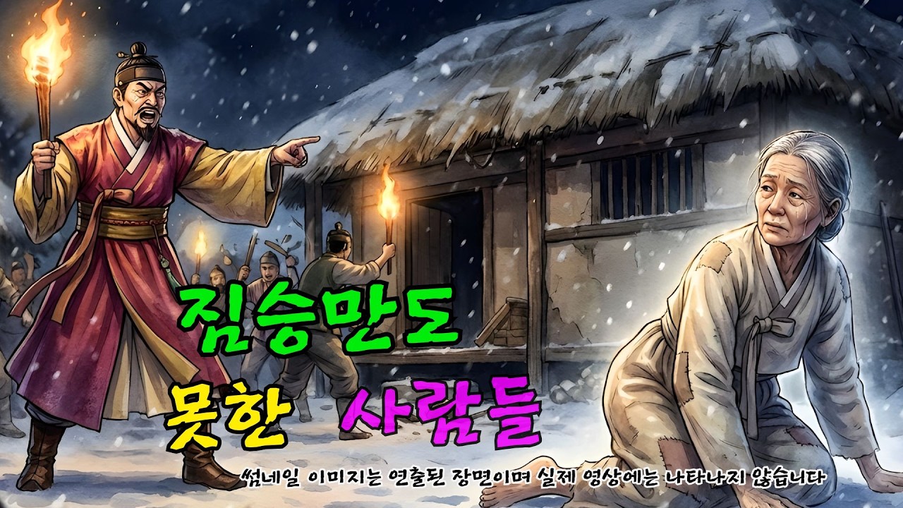 마을에서 쫓겨난 할머니, 호랑이 굴의 여왕이 되다! 눈물겨운 은혜 갚기 ㅣ옛날이야기 ㅣ민담