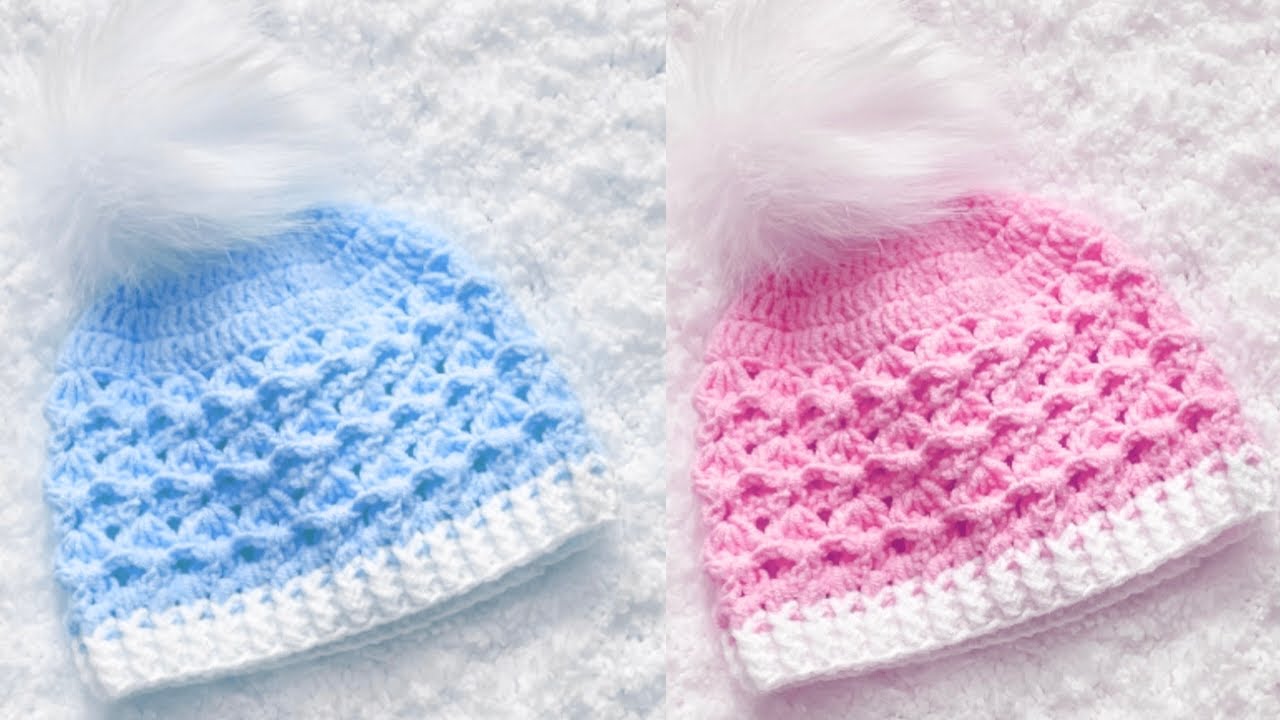 How to Crochet a Baby Beanie with Bear Ears - DIY Home Improvement