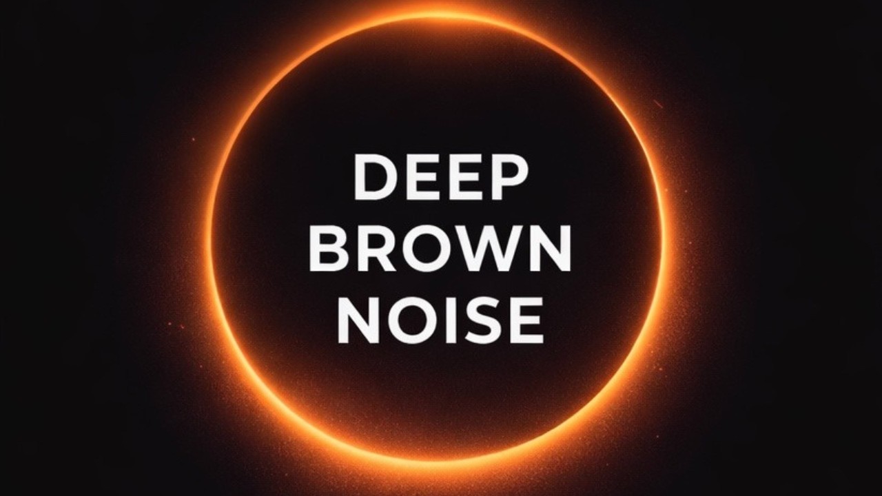 6 Hour Brown Noise for Deep Focus & Studying | Steady Low Frequency Sound