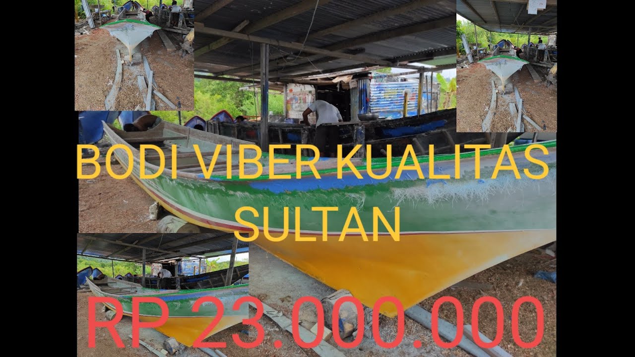 PROSES PEMBUATAN BODI VIBER CIRI KHAS NELAYAN BAJO SANANA,