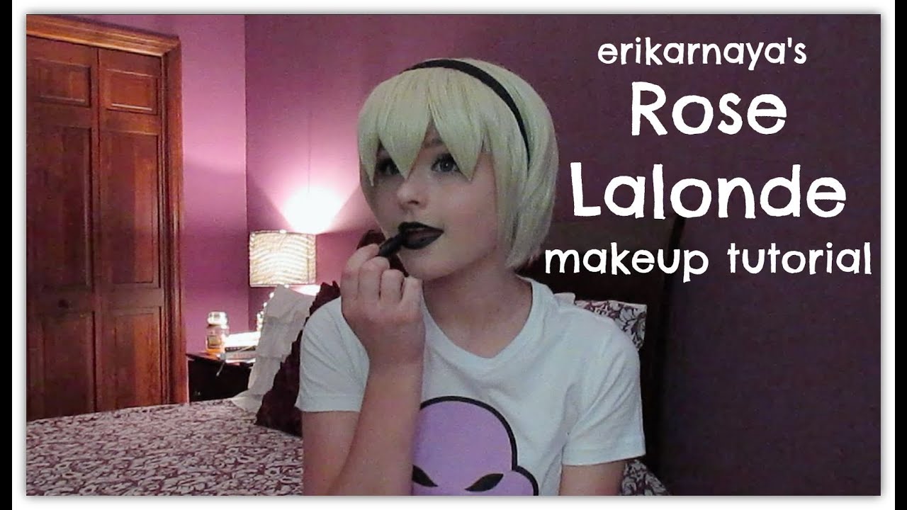 Homestuck Rose Lalonde Makeup Tutorial YouTube