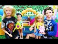 Barbie&#39;s family goes to the amusement park- Barbie &amp; ken morning routine