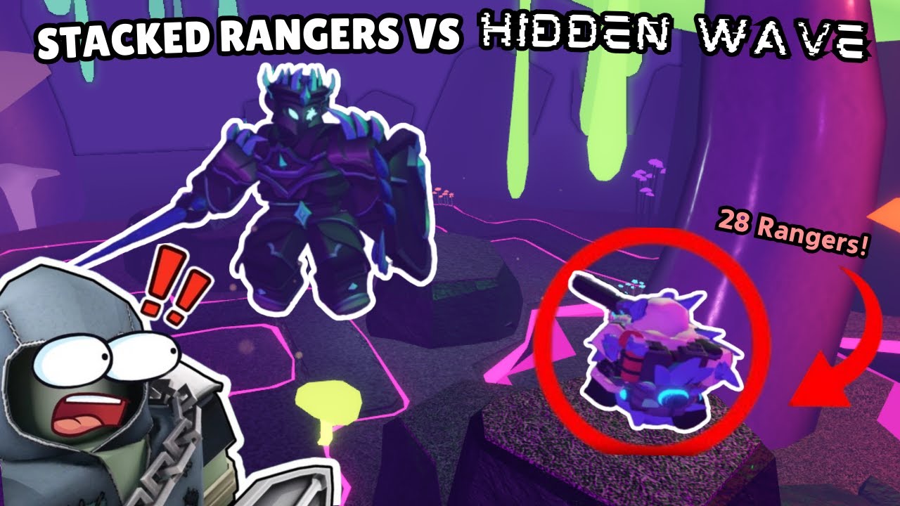 Hidden Wave 28 Stacked Rangers Vs Hidden Wave In 2025! | Tower Defense Simulator ...