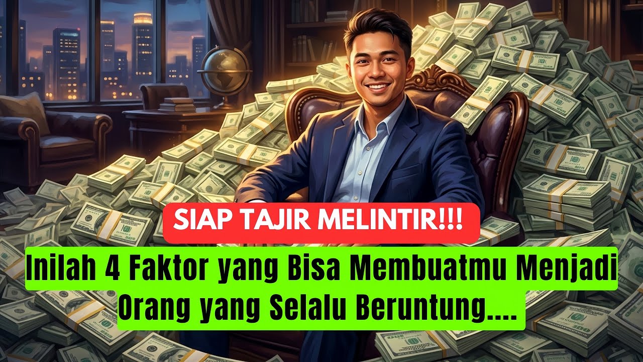 ✨TERUNGKAP‼️4 Faktor yang Bisa Menjadikanmu Orang yang Selalu Beruntung | Richard Wiseman