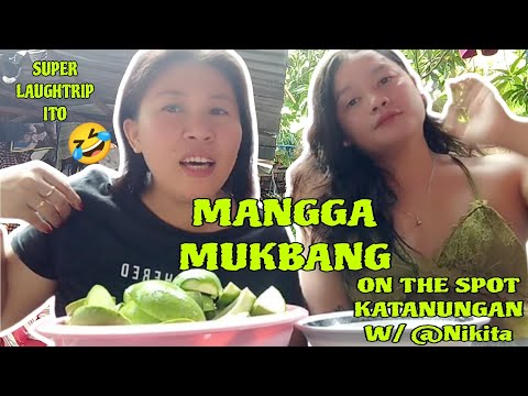 SUPER LAUGHTRIP NG MUKBANG NA ITO ll MANGGA MUKBANG