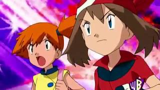 Pokemon Misty May and Ash vs Entei and Articuno