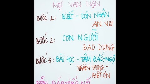 Buổi 21  Công thức vượt thoát vấn nạn