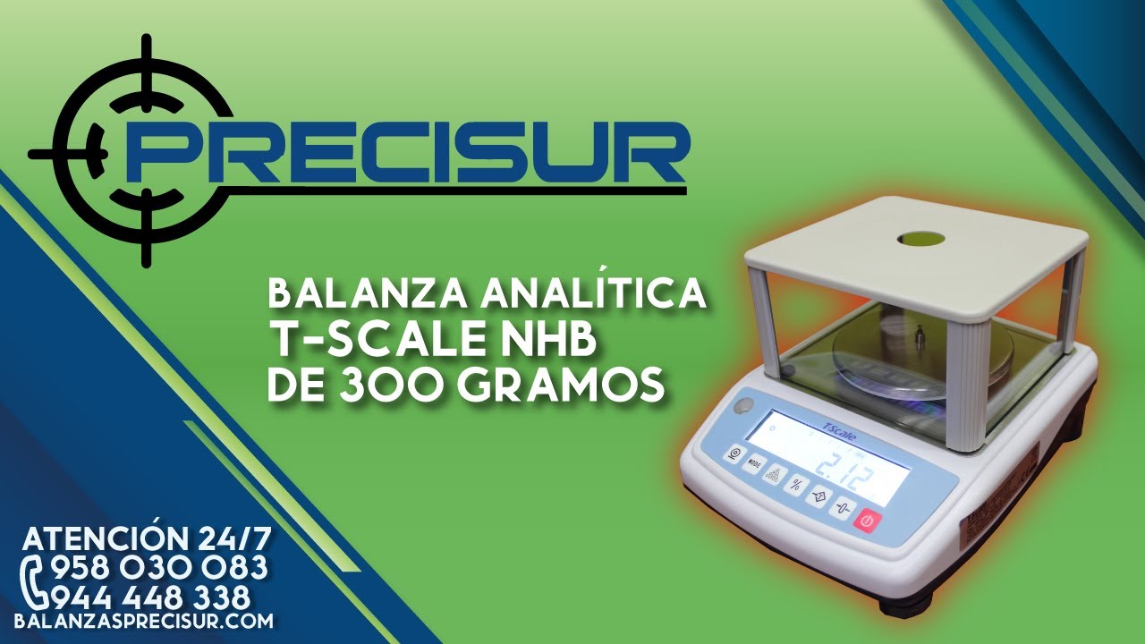 Balanza Analítica T-Scale EHB de 300 Gramos - Balanzas Electrónicas