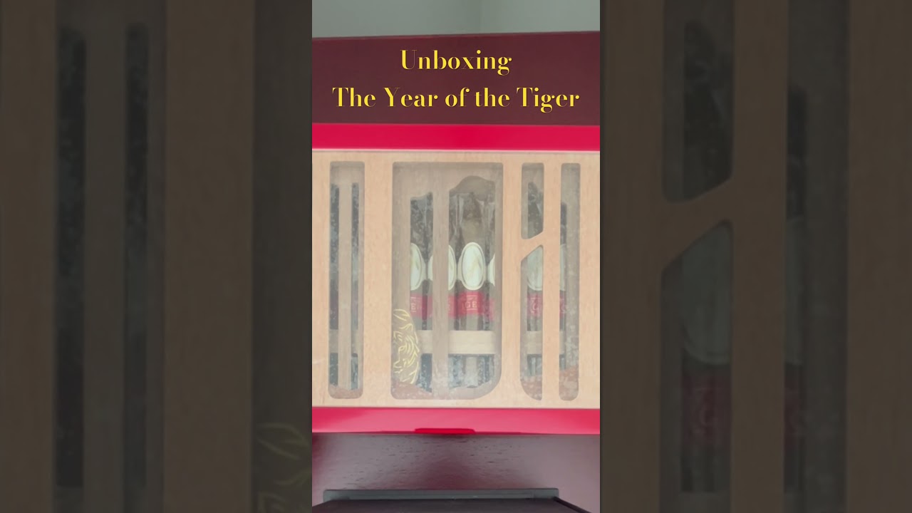 Unboxing on of my all time favorite cigars- Davidoff Year of the Tiger. 