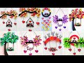 Diy 6 easy paper wall hanging craft ideas  love birds wall hanging
