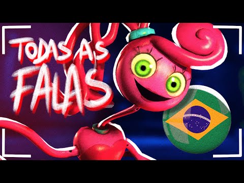 TODAS AS FALAS DA MOMMY LONG LEGS DUBLADAS!!! | Poppy Playtime 2 | JOH