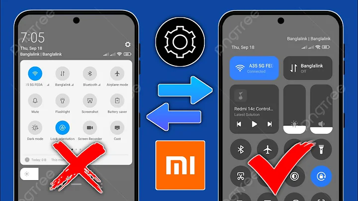 Redmi 14c Control Center Settings | Change Control Center on Redmi 14C Enable Hyper...