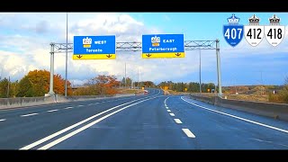 [2023/61] Highways 407, 412, 418 - Oshawa - Toronto Freeways, Ontario