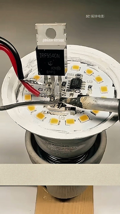 Turning an Old Light Bulb into a DIY Infrared Sensor Lamp – You Won’t Believe How It Works! #shorts