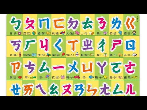 Học bảng chữ cái tiếng trung quốc | ㄅㄆㄇ注音符號教學 | Luyện phát âm bảng chữ cái tiếng trung dành cho người bắt đầu