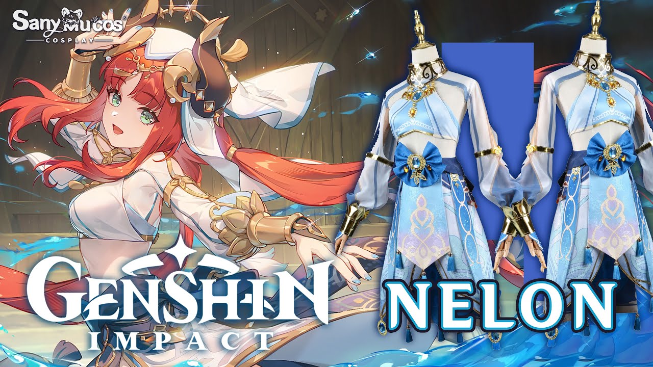 【SanyMuCos】Genshin Impact Nilou Cosplay Costume Plus Size Detail Show