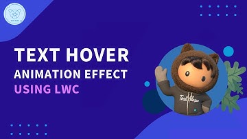 Text Hover Animation Effect Using LWC
