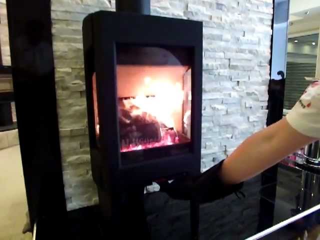 Jotul F163 Air Wash demonstration - YouTube