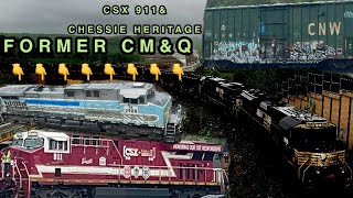 CSX 911 & 1973, LONGEST TRAIN EVER RECORDED? FORMER CM&Q LEASER AND MORE….