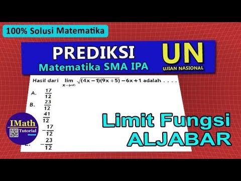 Prediksi Soal  UN  UNBK SMA Matematika  IPA 2020  Menentukan 