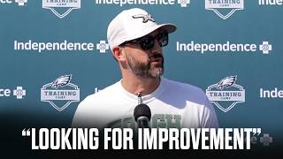 Nick Sirianni on How He Analyzes Joint Training Camp