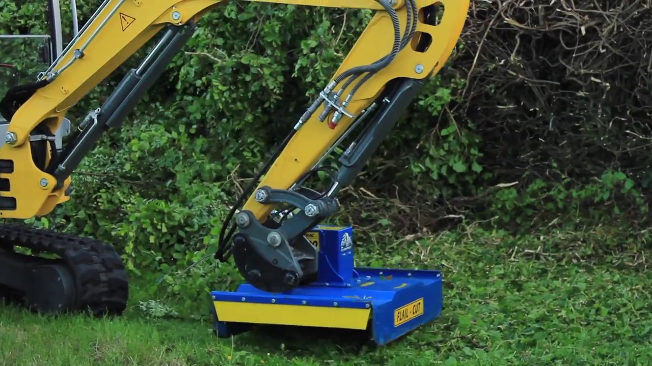 Slane Tool Slanetrac FH 80 Flail Cut Slasher - Avant Equipment - YouTube