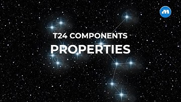 T24 TAFJ Development | Component Properties