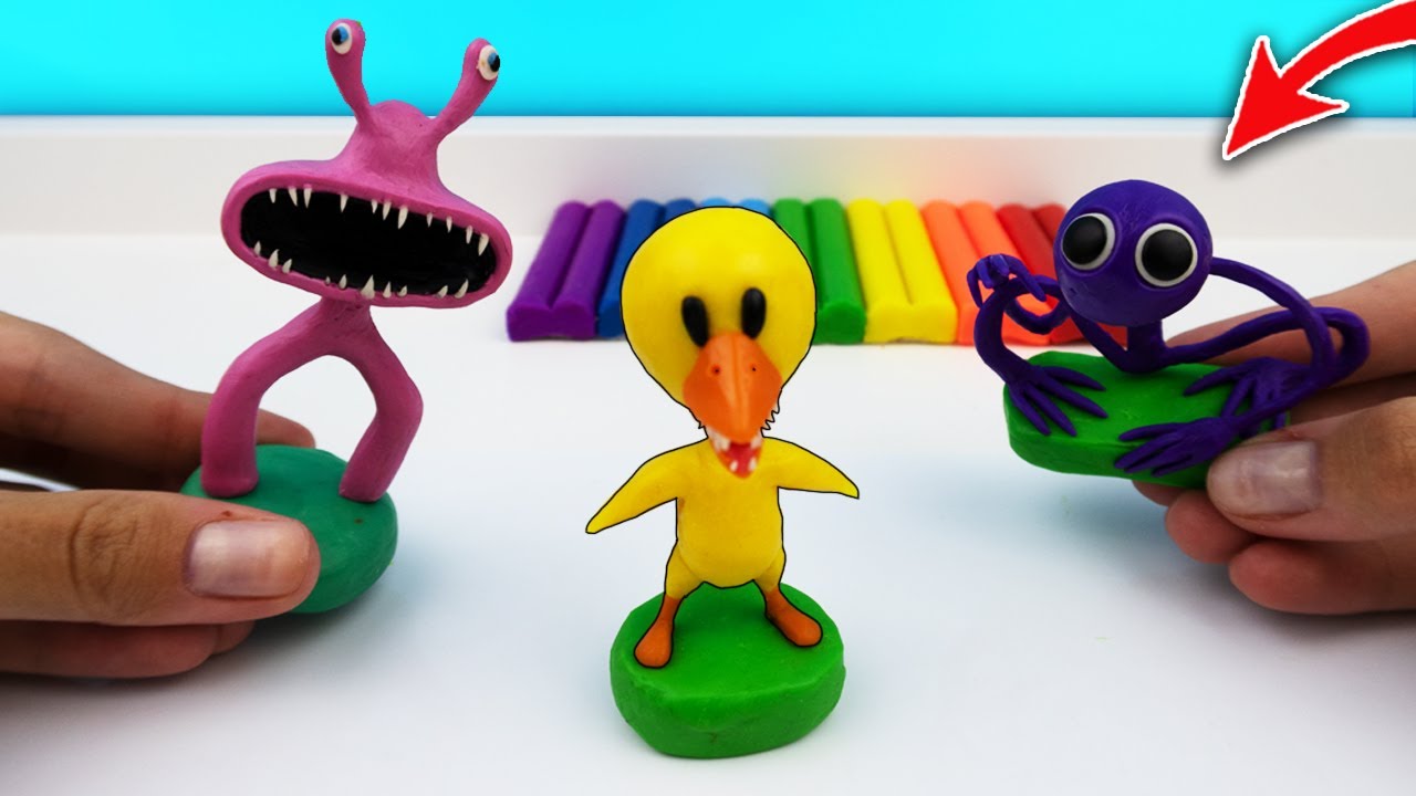 ROBLOX  Making Rainbow Friends Sculptures - Green Monster Clay : r/2Tclay