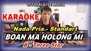 Karaoke Lagu Batak Viral  Boan Ma Holongmi   Nada Standart Pria Bes  Do