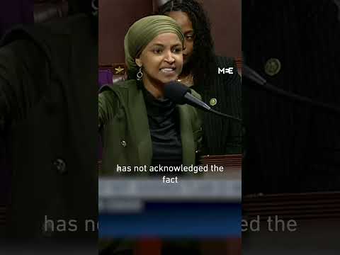 US Representative Ilhan Omar Calls Vote To Censure Rachida Tlaib Glaring Hypocrisy