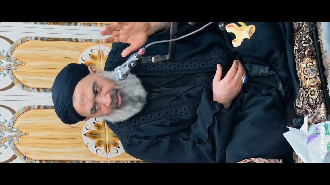 كلمة حضرة مولانا الشيخ حسام الدين الرفاعي القادري الاسعدي في تكية الشيخ علي السليمان بمحافظة ديالى