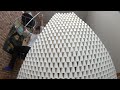 【本気】紙コップで巨大ピラミッドを作ってみた　Paper Cup Pyramid