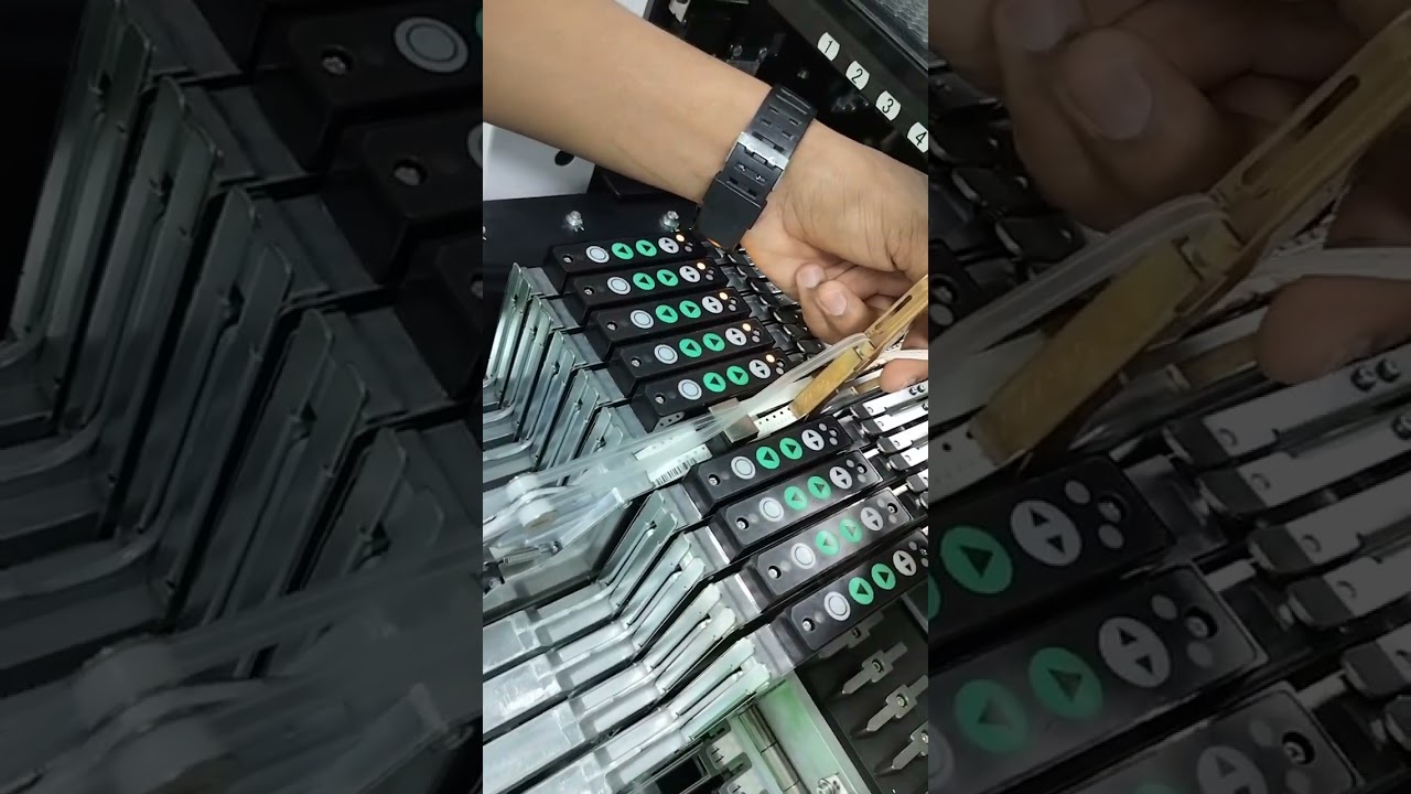 smt panasonic machine complete feeder loading