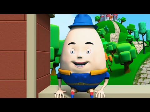 Humpty dumpty se sentó en una pared | Rimas para niños | Videos educativos | Dibujos animados