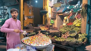 🇵🇰 ทัวร์ชิมอาหารของ Lohari Gate Bazaar ในลาฮอร์ ปากีสถาน - ทัวร์เดิน 4K