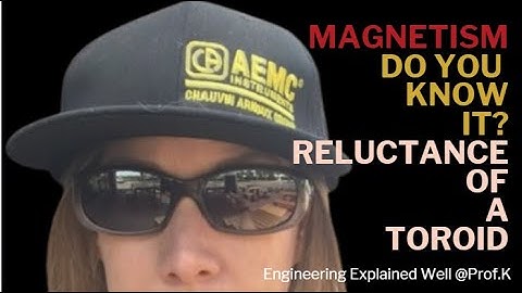 Calculate the Reluctance of a Torroid Magnetic Circuit Example Problem