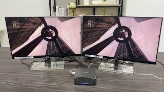 KAMRUI AK2/GK2 dual-screen with the same display / different display tutorial One Mini Pc Multiple Displays