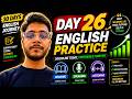 Day 26 of English Speaking | Reading | Listening