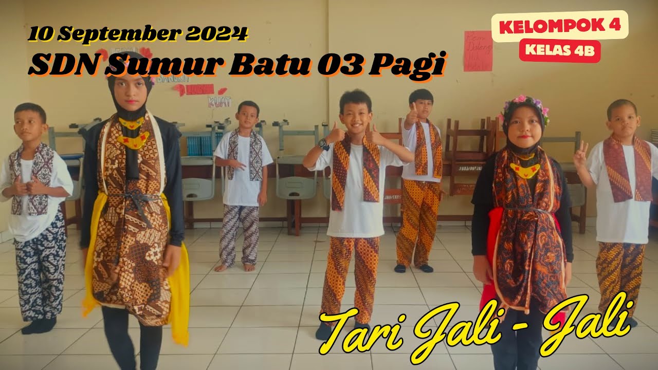 Tari Jali - Jali Murid Kelas 4 B ( SDN Sumur Batu 03 Pagi ) kelompok 4 #shortvideo #shorts #short