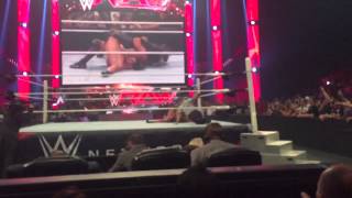 Wwe - Nevilles Red Arrow In Slow Motion