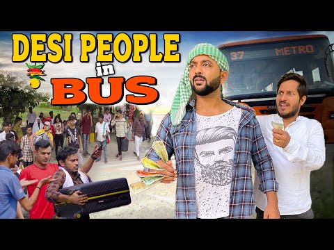 Desi People In Bus || Nazarbattu