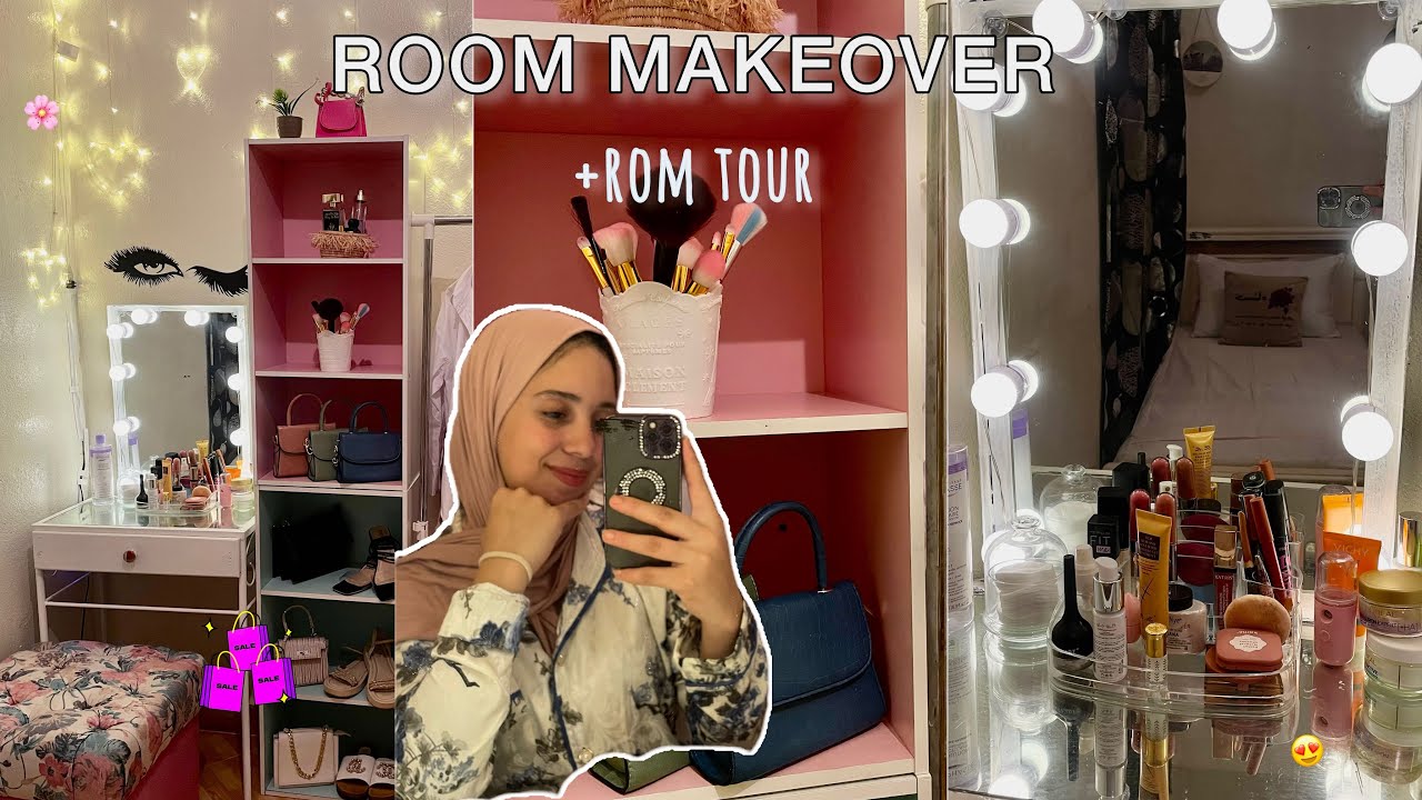 Room makeover🛌 +Room tour   .🧽 جمعت بيتي.وبدلت ليه ديكور180