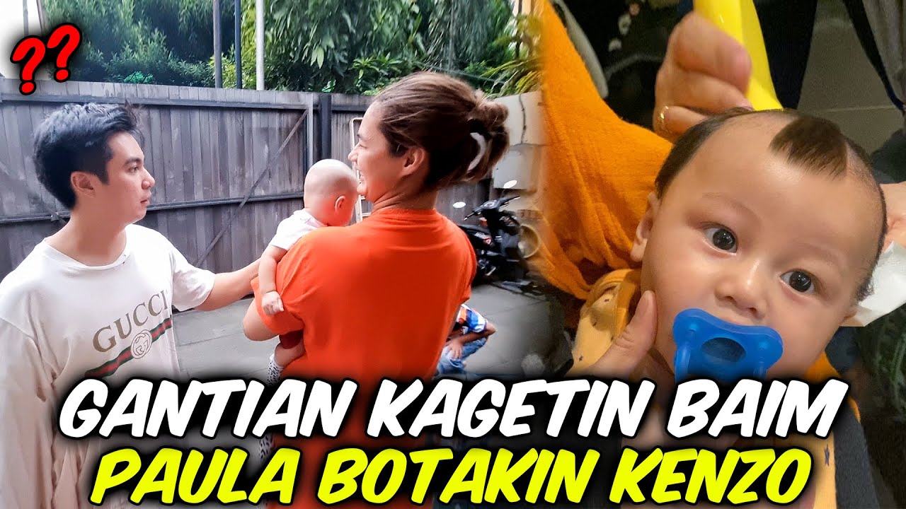 BAIM KAGET LIAT KENZO BOTAK ‼️ DIKERJAIN PAULA !!