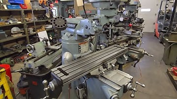 Bridgeport Variable Speed Milling Machine 9 x 42 Table