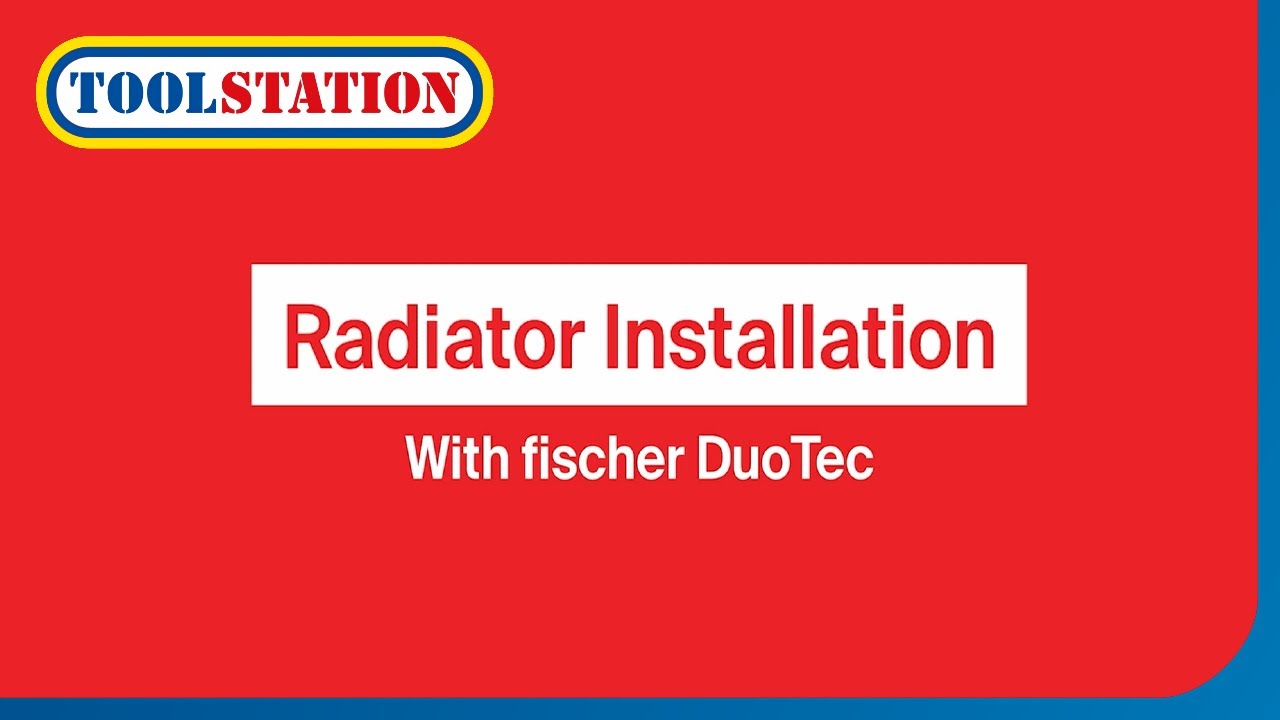 How to Install Radiators & TV Brackets with fischer DuoTec & DuoPower ...