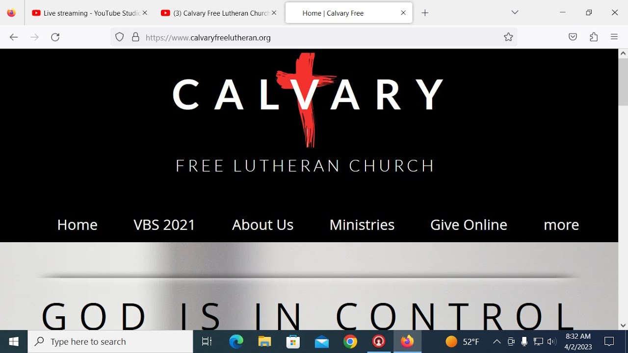 Calvary free lutheran church mesa az palm sunday youtube