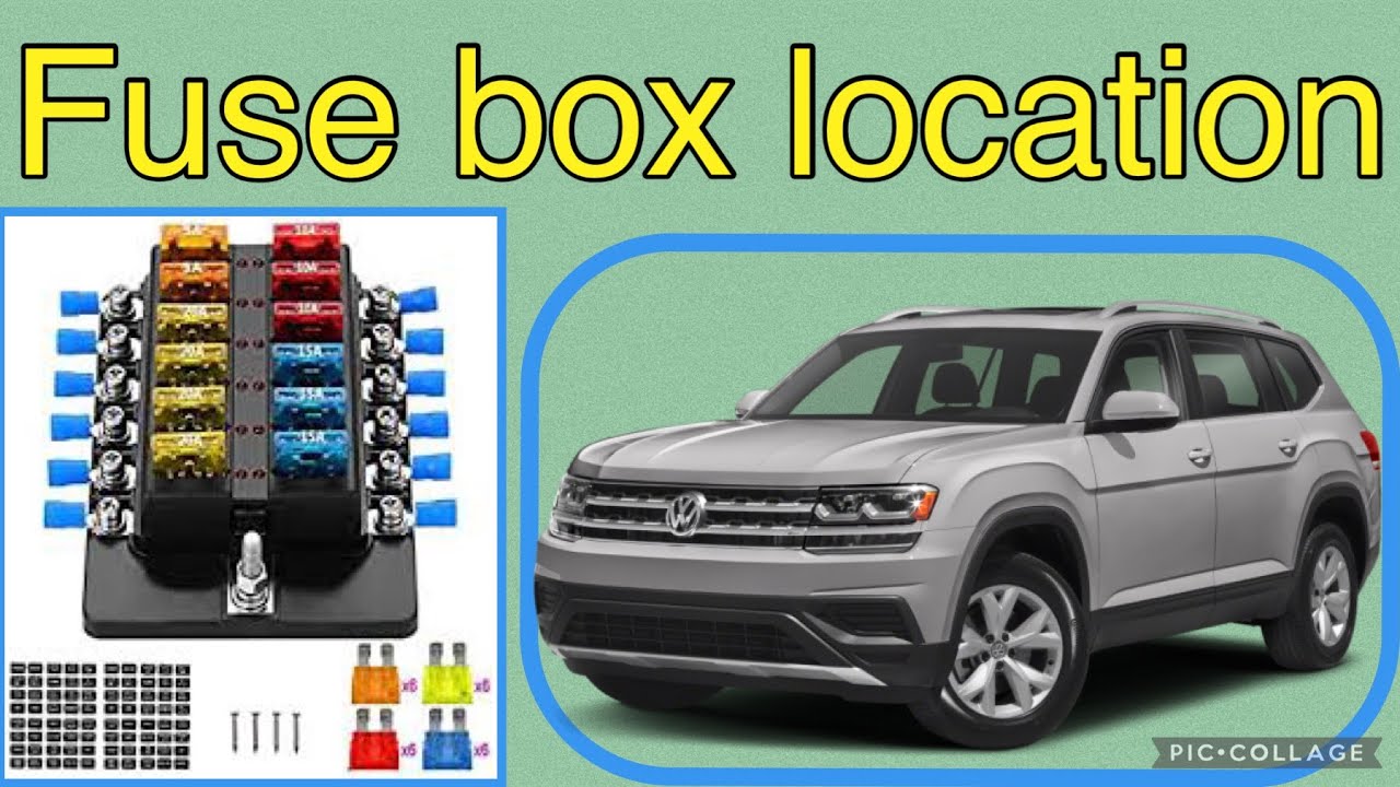 The fuse box location on a 2018 Volkswagen Atlas - YouTube